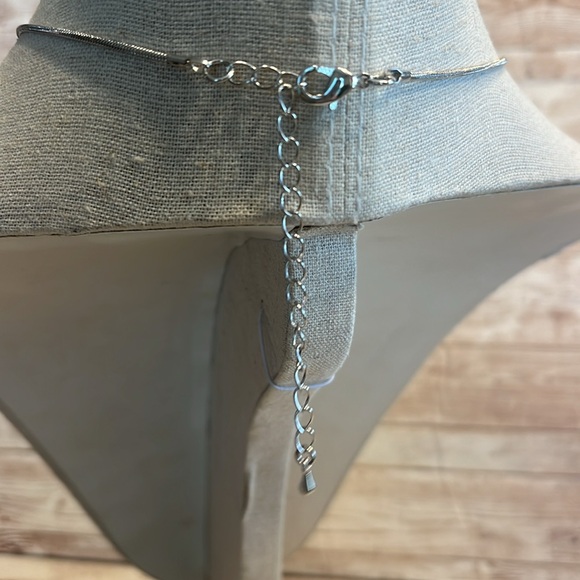 Christopher & Banks COXzO Love Necklace on Silver Chain - Picture 3 of 7